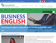 Tablet Screenshot of languagevision.com